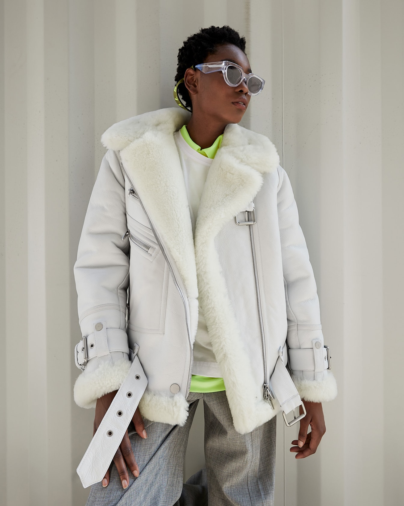 the arrivals oasis collection jacket outerwear coat sunglasses