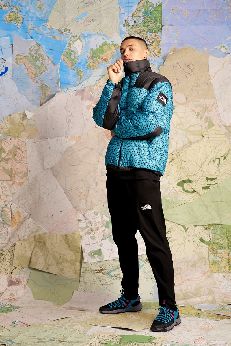 the north face back to trail collection retro 90s escape edge sneakers lhotse jackets denali fleece pink blue