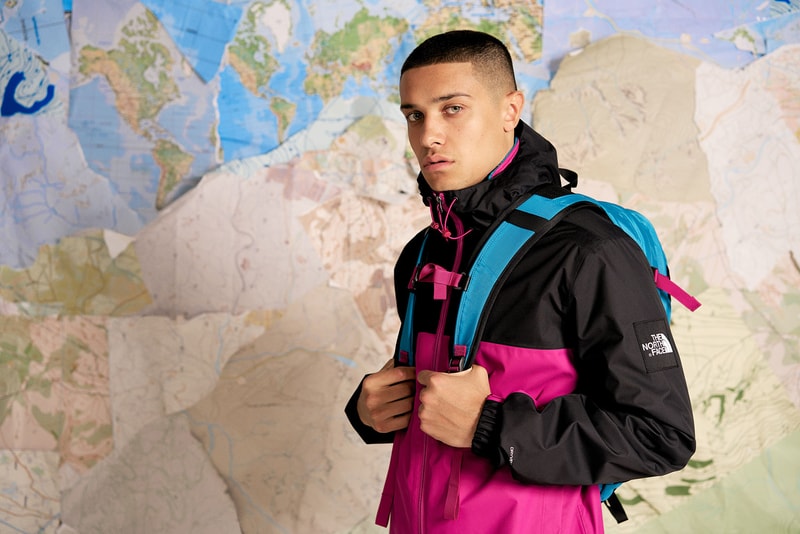 the north face back to trail collection retro 90s escape edge sneakers lhotse jackets denali fleece pink blue