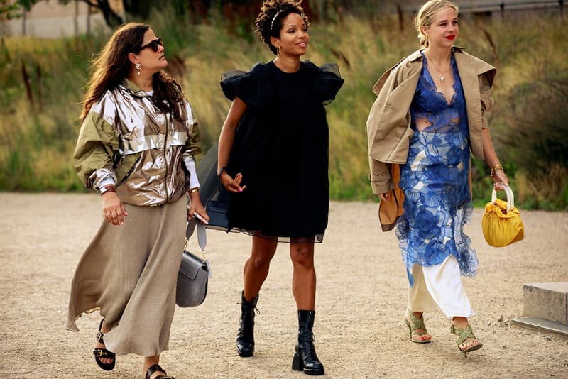 Copenhagen Fashion Week SS20 Street Style Dresses Black Blue