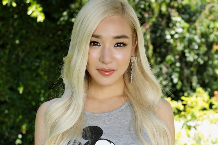 See How K-Pop Star Tiffany Young Glams up Disney's Classic Mickey Mouse T-Shirt