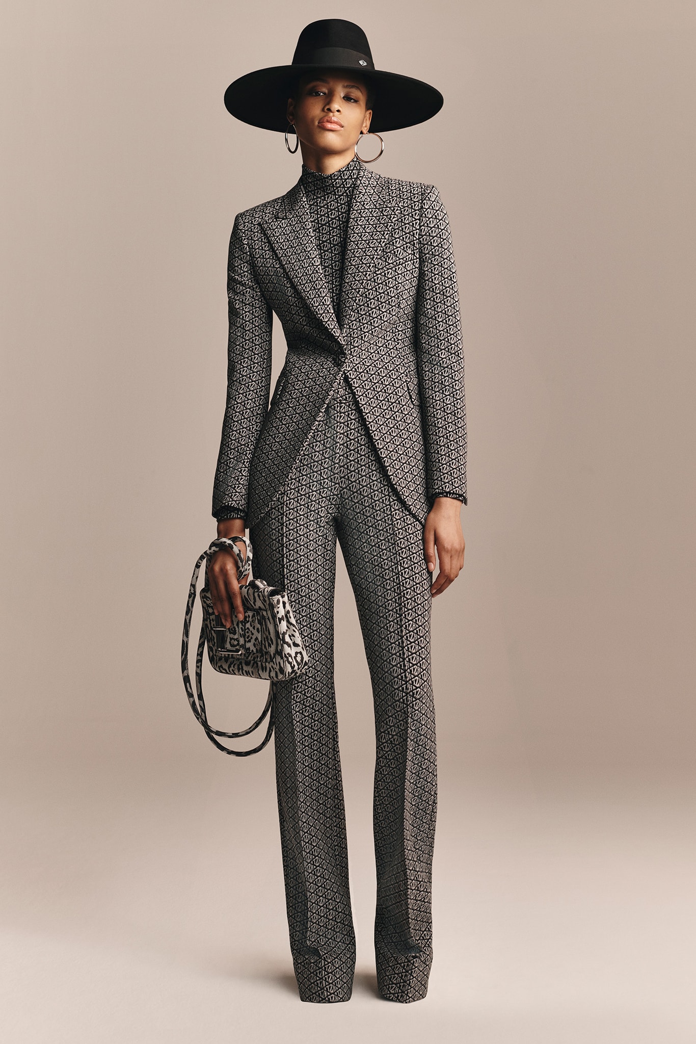 TommyXZendaya Fall Winter 2019 Collection Lookbook Suit Grey