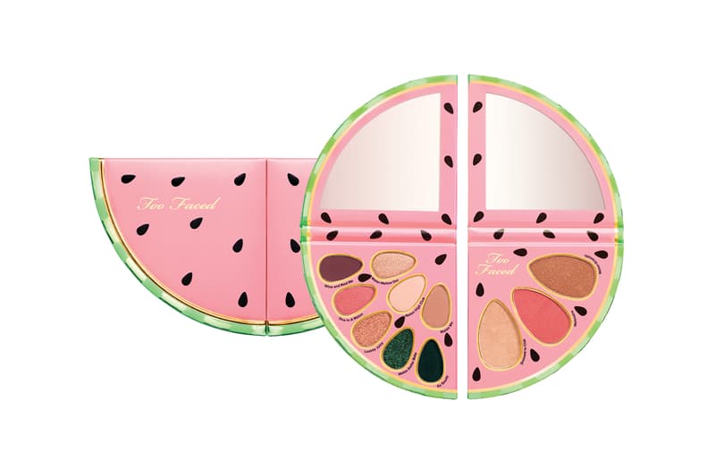 too faced tutti frutti watermelon collection better than sex mascara eyeshadows lip gloss setting spray makeup beauty