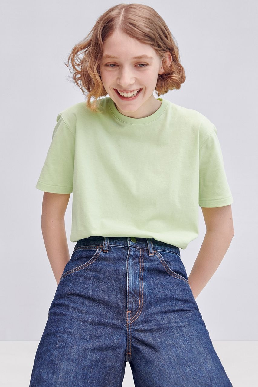 Uniqlo U Fall Winter 2019 Lookbook Shirt Green Pants Blue