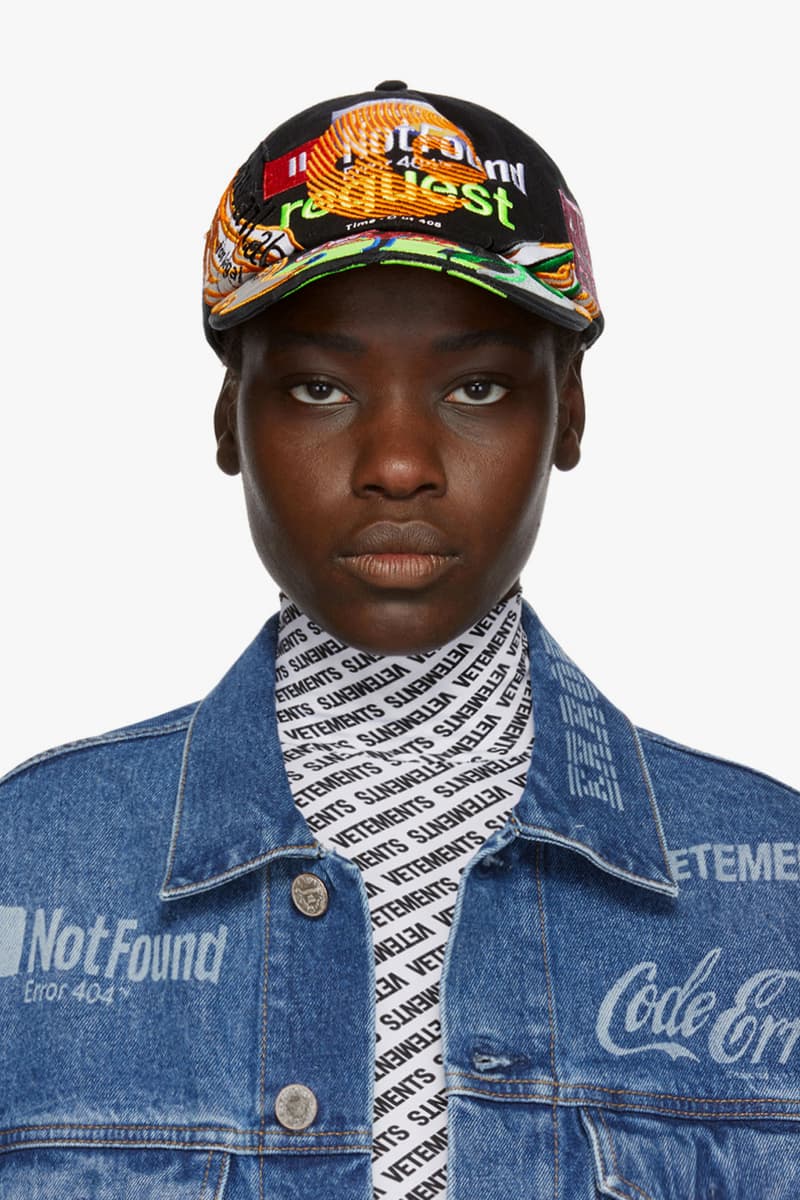 vetements surprise drop release ssense denim jacket bodysuit hoodies teddy bear bag pink demna gvasalia