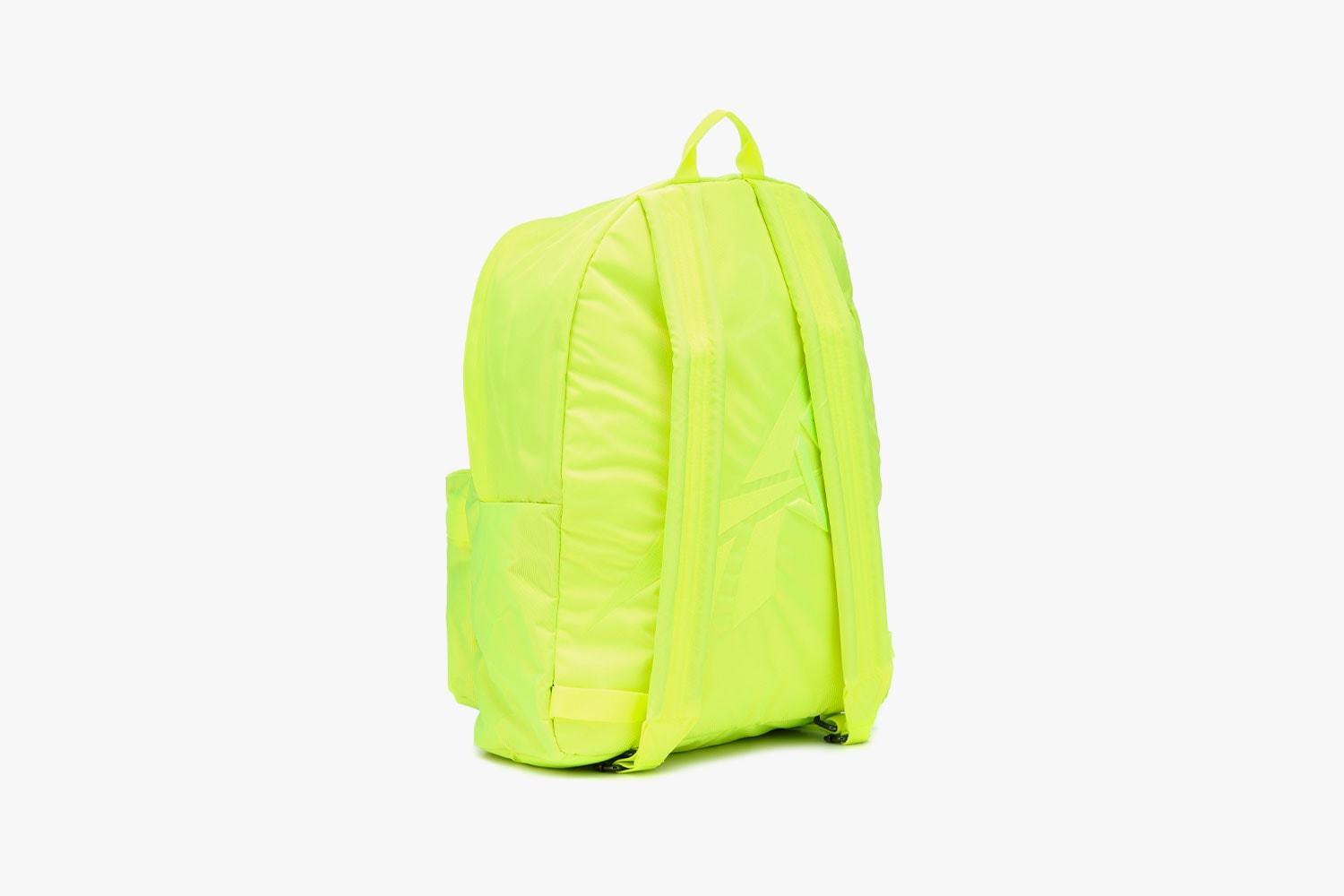 reebok victoria beckham neon backpack oversized collaboration solar yellow