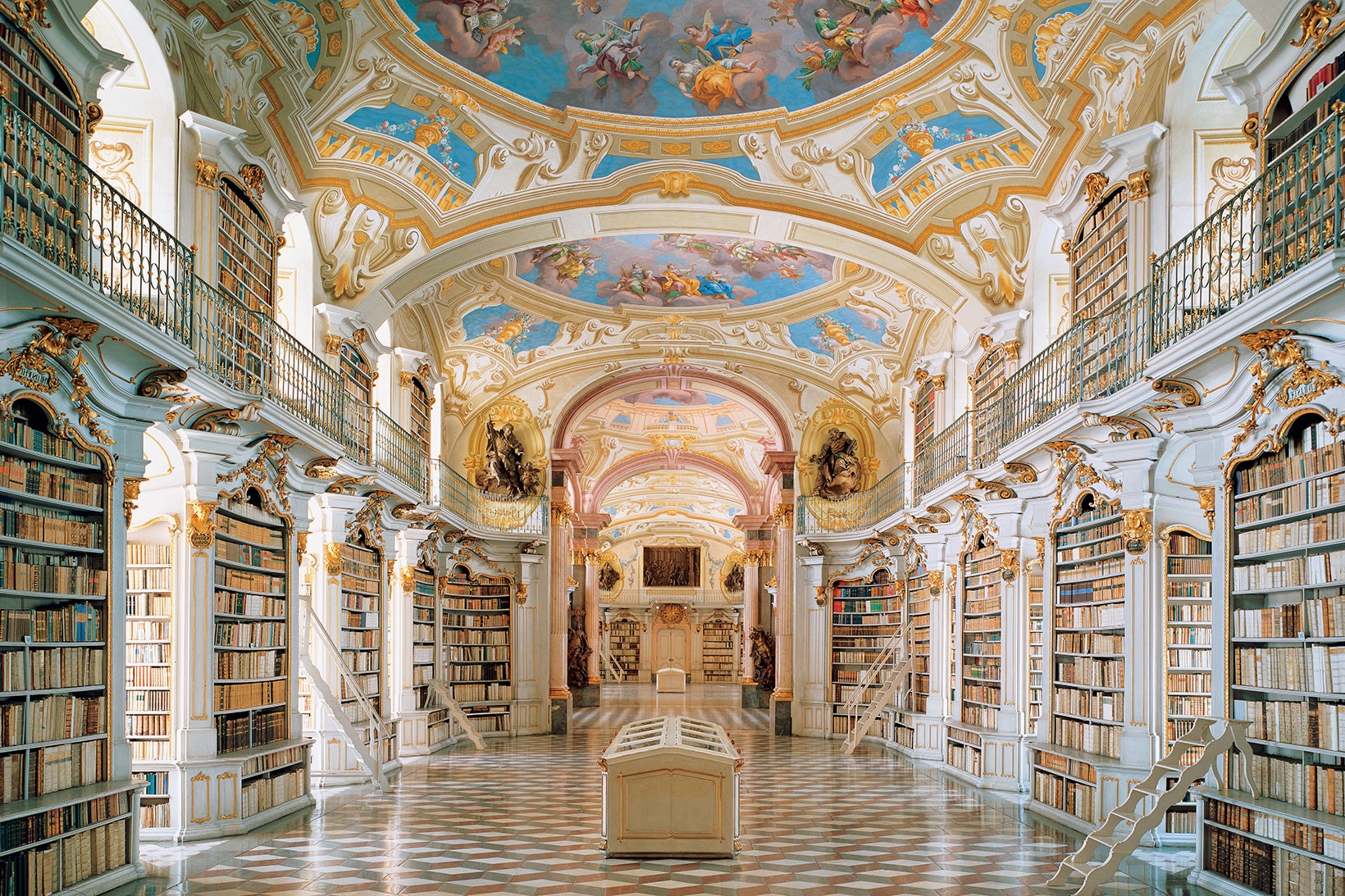 most beautiful libraries in the world books travel america europe asia johns hopkins university oxford admont abbey austria