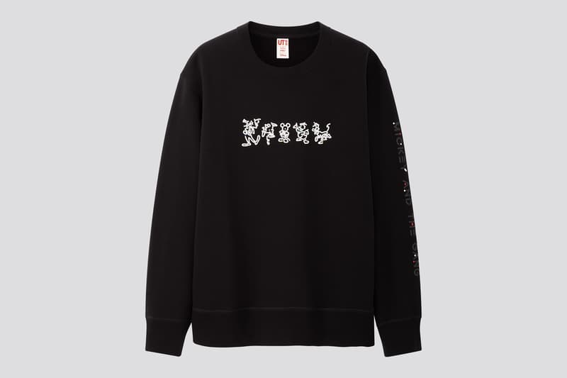 uniqlo ut yoon hyup disney mickey minnie mouse sweatshirts hoodies