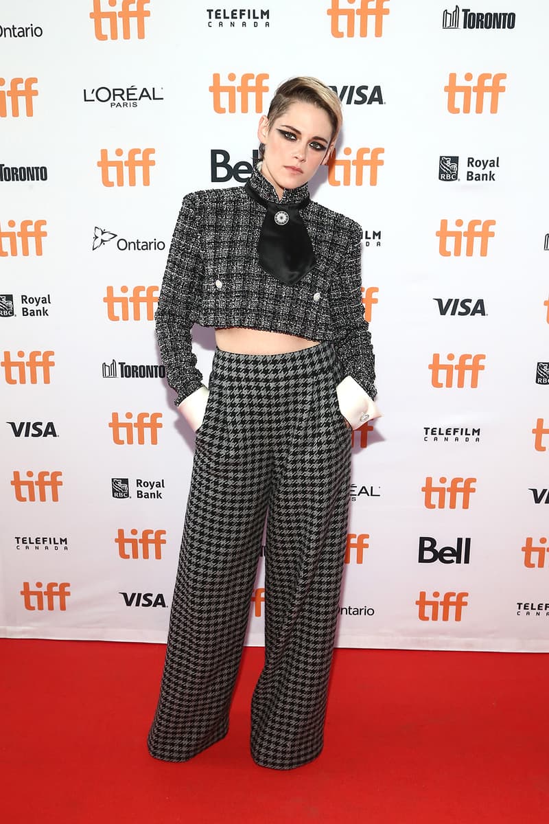 44th toronto international film festival best celebrity red carpet looks dakota johnson jennifer lopez kristen stewart brie larson felicity jones lili reinhart keke palmer zazie beetz susan kelechi watson chloe bennet katherine langford chanel dior maya hawke celine natalie portman Alexa Demie bevza