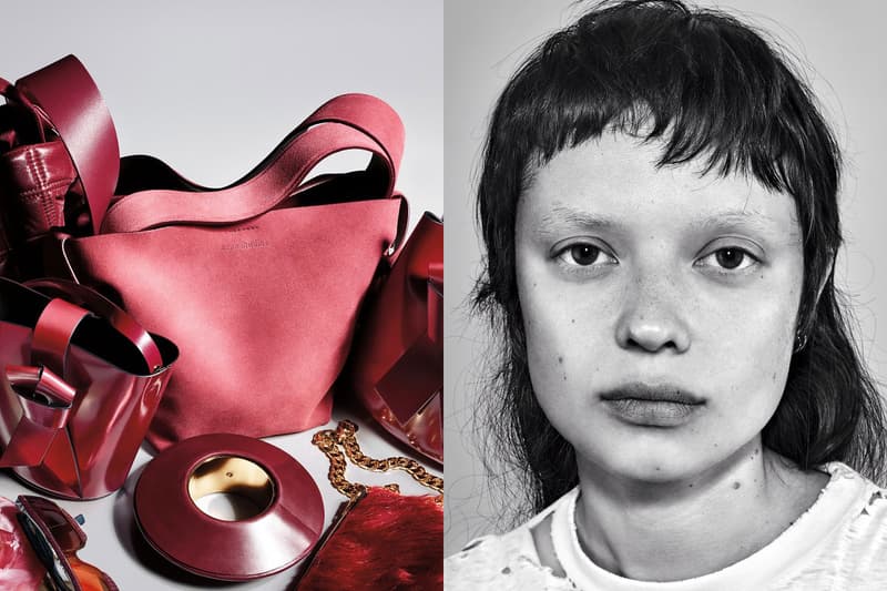 acne studios fall winter musubi bags campaign designer backpacks bucket mini