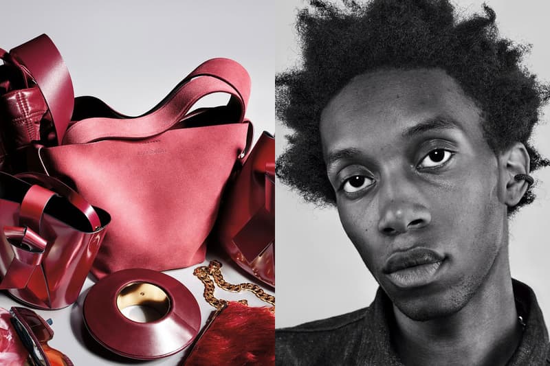 acne studios fall winter musubi bags campaign designer backpacks bucket mini