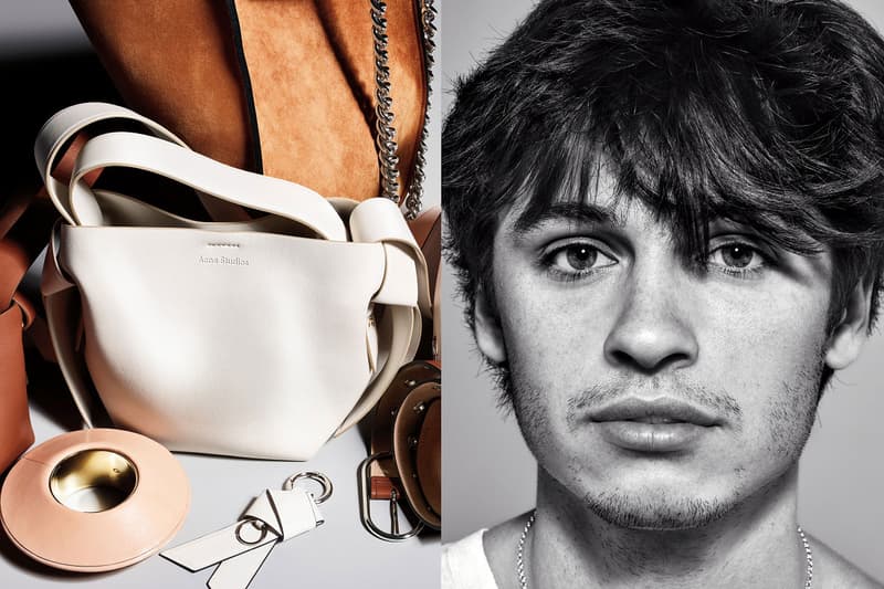 acne studios fall winter musubi bags campaign designer backpacks bucket mini