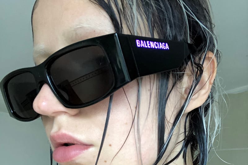 Balenciaga Limited Edition Rhinestone Zebra Printed Cateye Sunglasses  SunglassesCat Eye IFCHICCOM