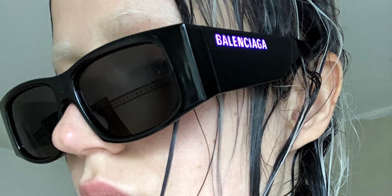 balenciaga white belt