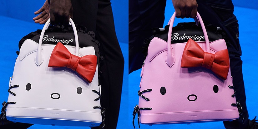 Paris Fashion Week: Balenciaga Hello Kitty Bags Carried by Male Models
