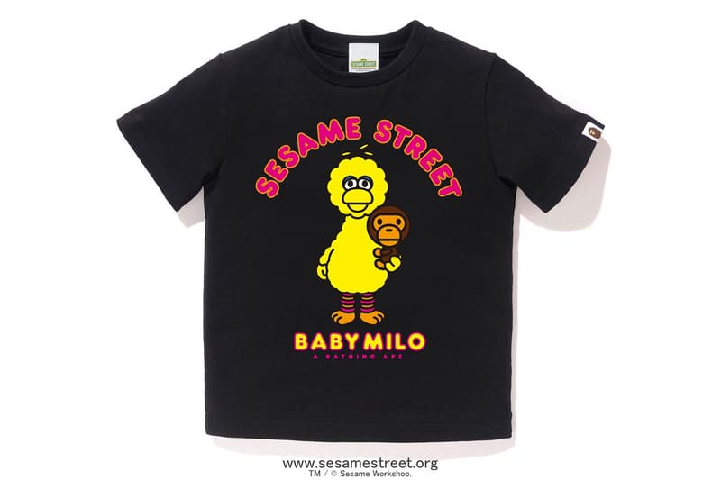 Sesame Street x BAPE Collection Collaboration Release Elmo Cookie Monster Baby Milo Bert Ernie