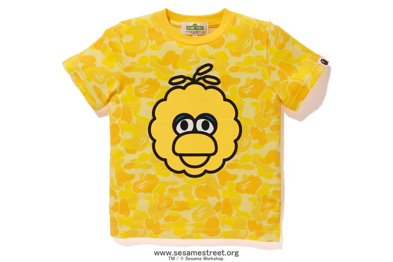 Sesame Street x BAPE Collection Collaboration Release Elmo Cookie Monster Baby Milo Bert Ernie