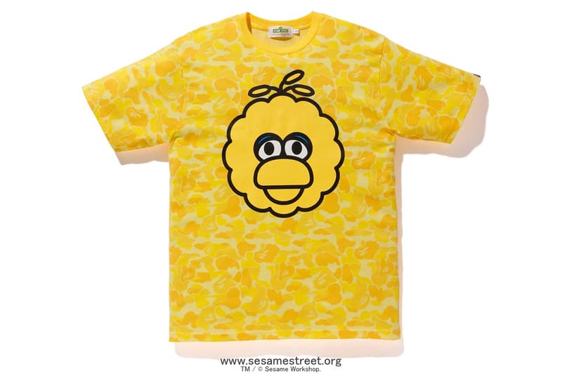 Sesame Street x BAPE Collection Collaboration Release Elmo Cookie Monster Baby Milo Bert Ernie