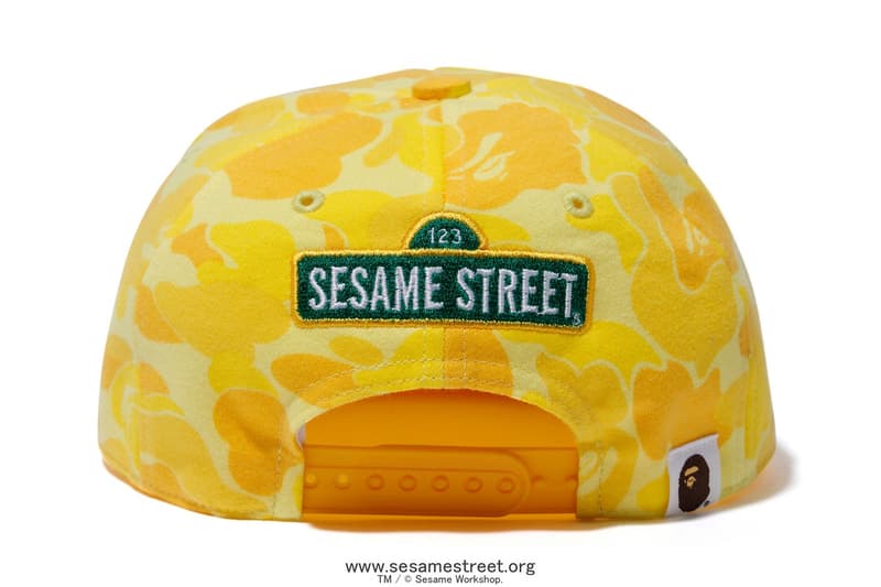 Sesame Street x BAPE Collection Collaboration Release Elmo Cookie Monster Baby Milo Bert Ernie