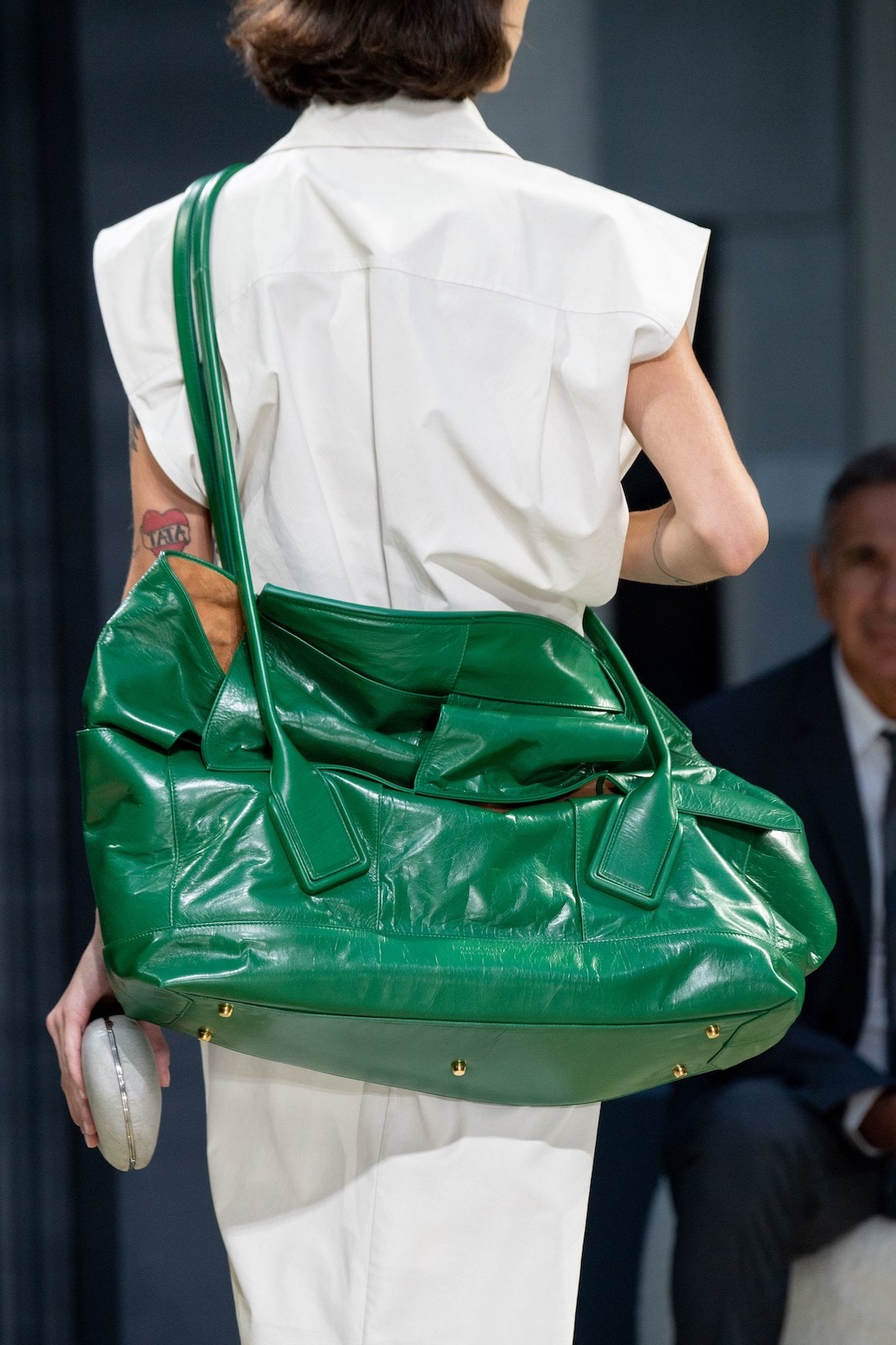 best bags shoes footwear bottega veneta milan fashion week mfw spring summer 2020 show clutches heels leather