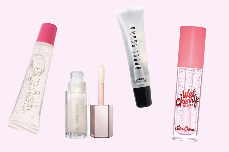 Best Non-Sticky Clear Lip Gloss '90s Trend Chanel Glossier Bobbi Brown Squish Fenty Beauty Shiseido Lime Crime