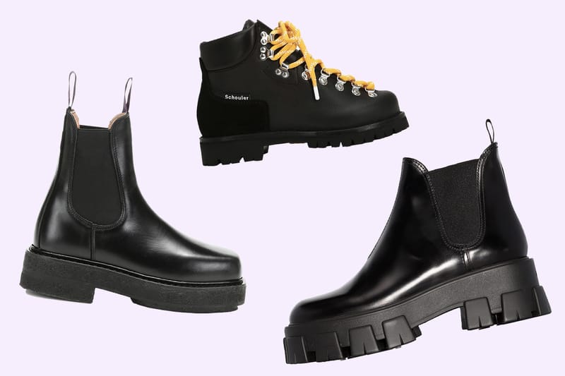 black lineman boots