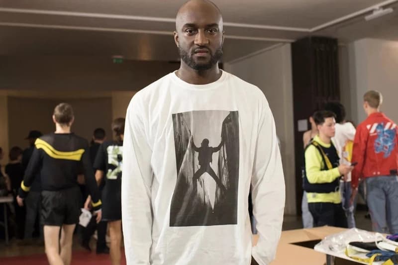 virgil abloh portrait white shirt graphic long sleeve fashion designer off-white