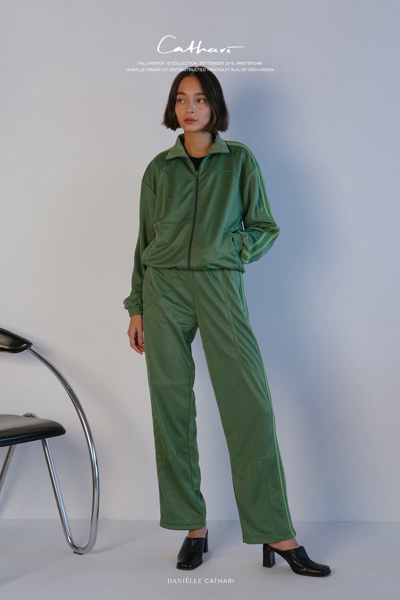 danielle cathari fall winter collection tracksuits racer tops sportswear loungewear lou buche