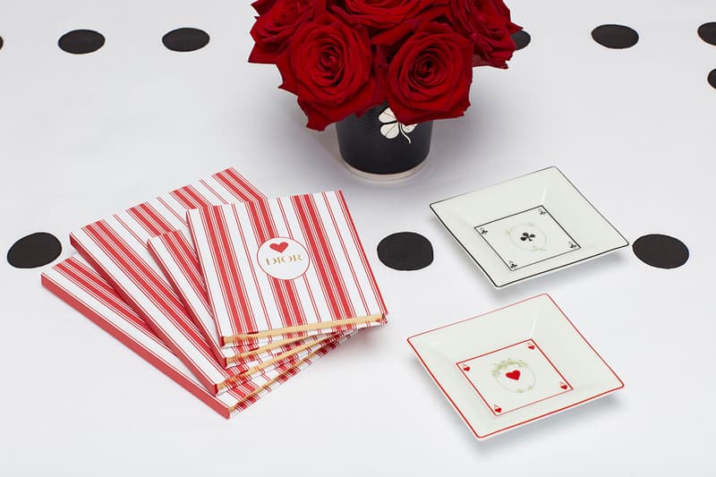 dior maison check'n'dior homeware collection plates cups glasses maria grazia chiuri