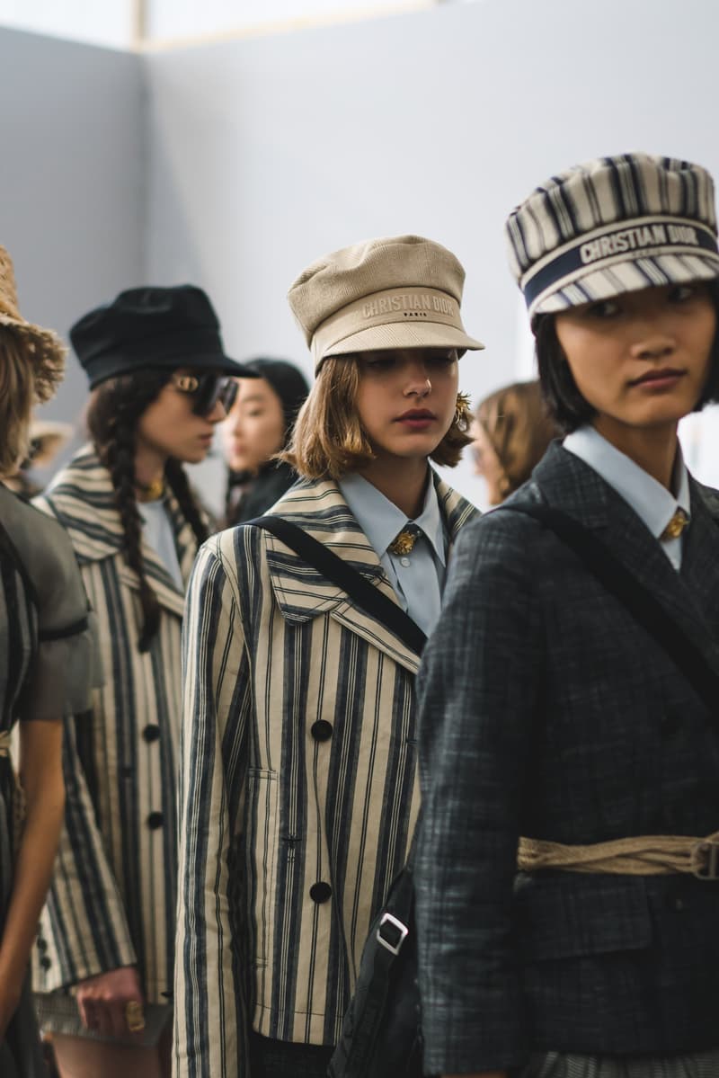 Dior Spring Summer 2020 Paris Fashion Week Collection Show Backstage Look Jacket Tan Black