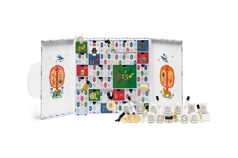 diptyque holiday christmas collection candles advent calendar home