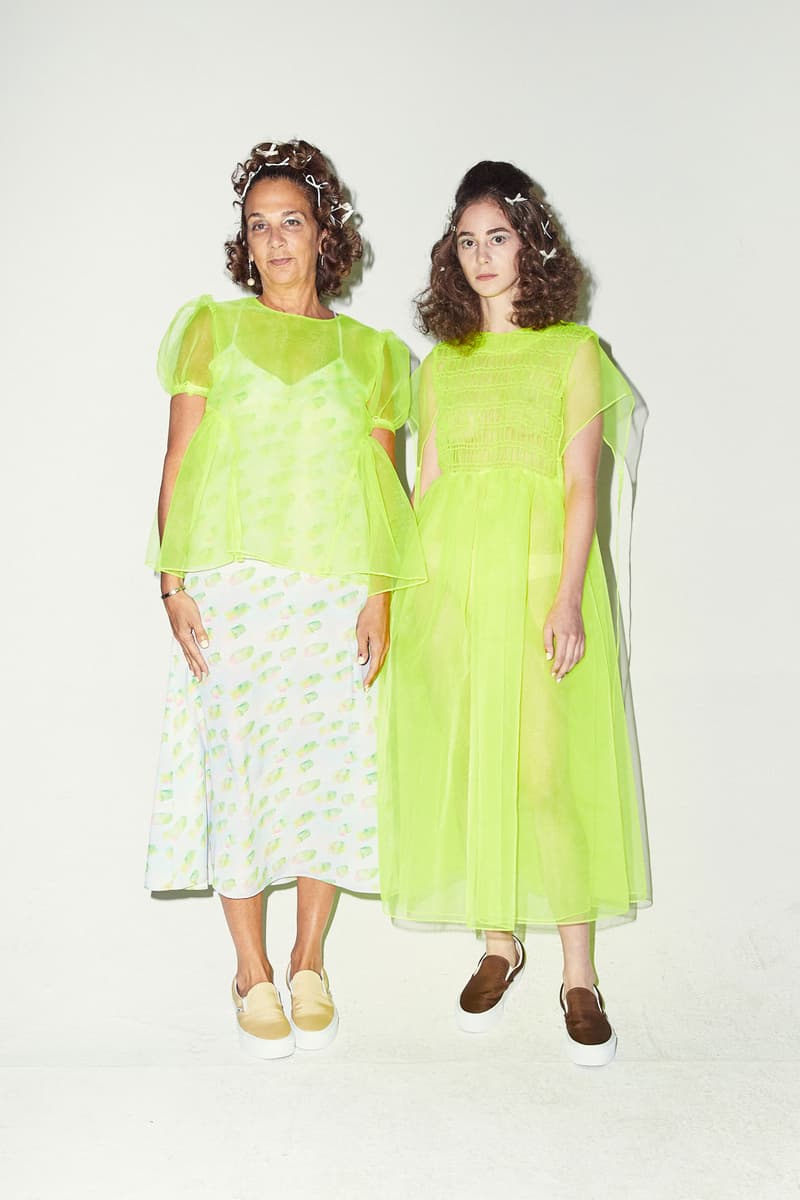 Sandy Liang Spring Summer 2020 New York Fashion Week Dress Top Green