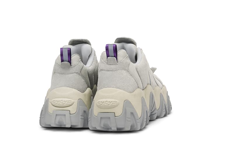 Eytys Halo Chunky Sneaker Platform Release Grey Black White Suede Nubuck Statement Shoe Trainer