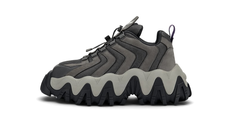 Eytys Halo Chunky Sneaker Platform Release Grey Black White Suede Nubuck Statement Shoe Trainer