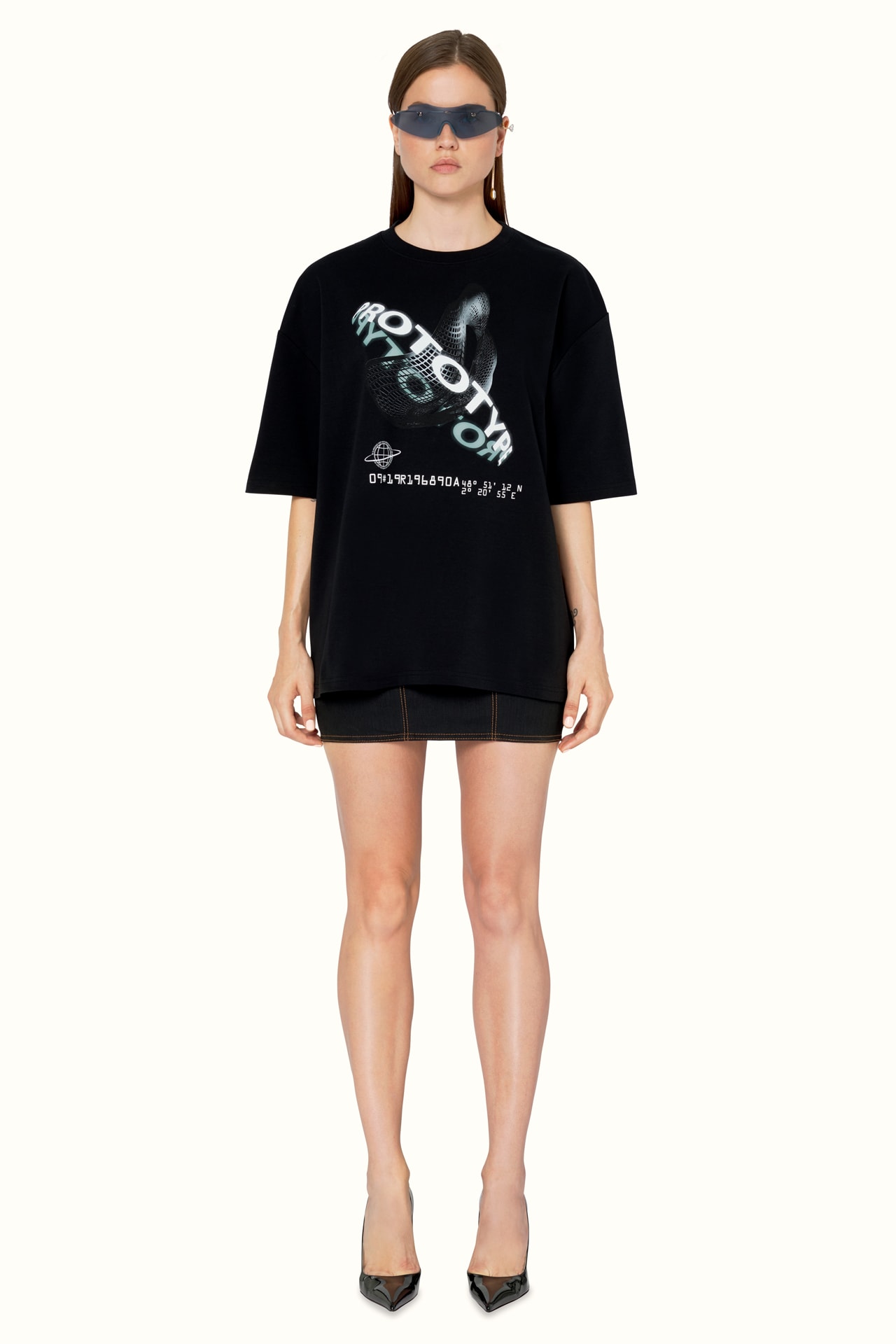 FENTY Rihanna Release 9-19 Collection Lookbook Shirt Skirt Black