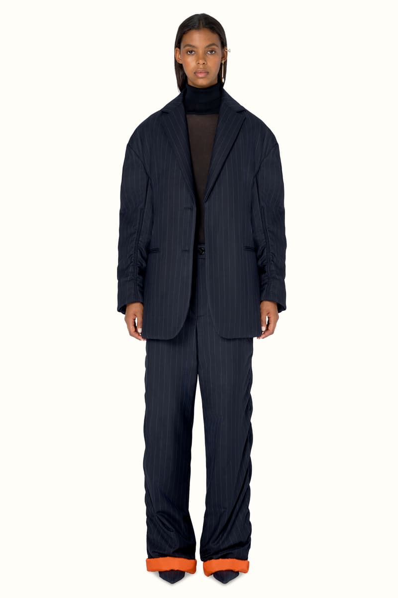 FENTY Rihanna Release 9-19 Collection Lookbook Blazer Pants Blue