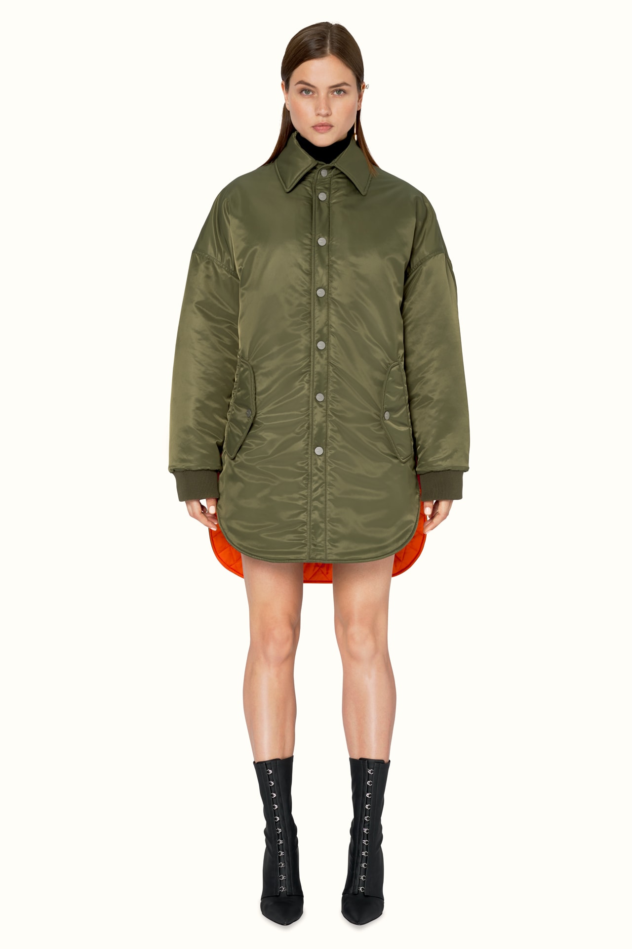 FENTY Rihanna Release 9-19 Collection Lookbook Jacket Green
