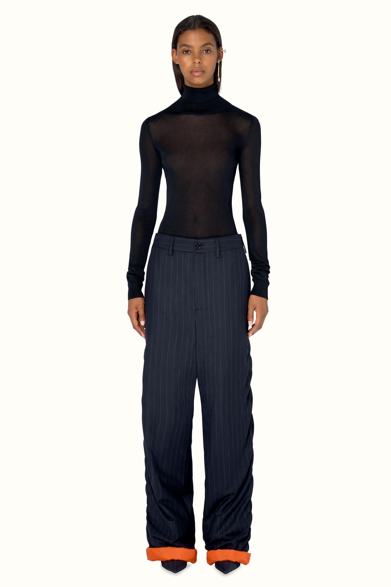 FENTY Rihanna Release 9-19 Collection Lookbook Shirt Black Pants Blue