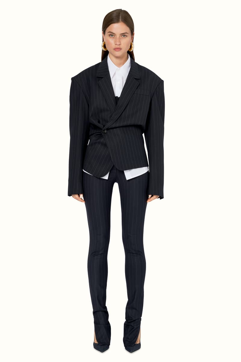 FENTY Rihanna Release 9-19 Collection Lookbook Blazer Blue Pants Black