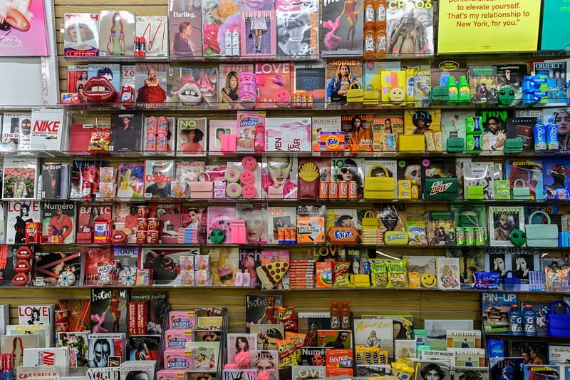 gelareh mizrahi bags mini mart pop up new york city neon bodega shop purses