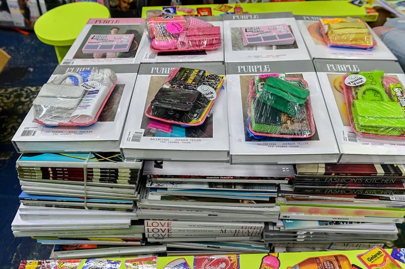 gelareh mizrahi bags mini mart pop up new york city neon bodega shop purses