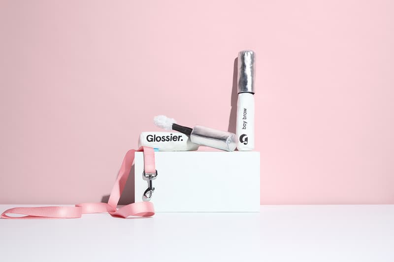 glossier bark dog toys makeup beauty pets boy brow