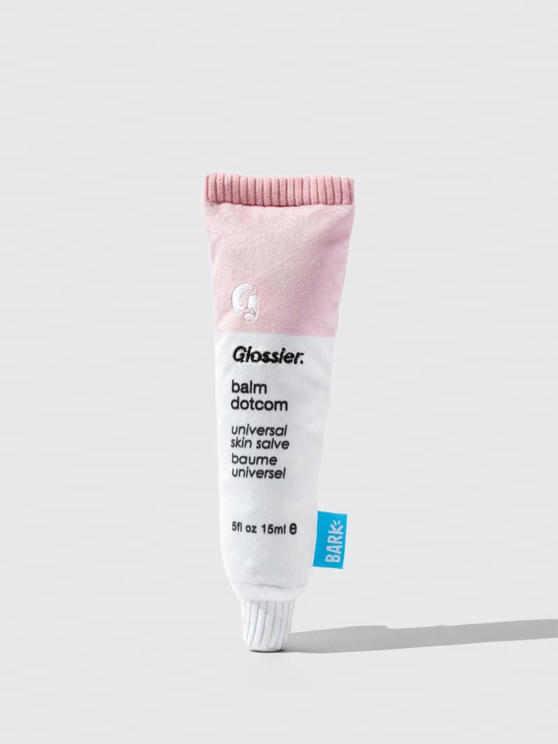 glossier bark dog toys makeup beauty pets balm dot com