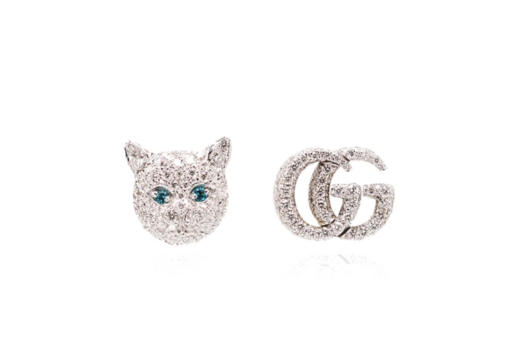 Gucci's Logo Earrings Just Got a $10,000 USD Feline Update