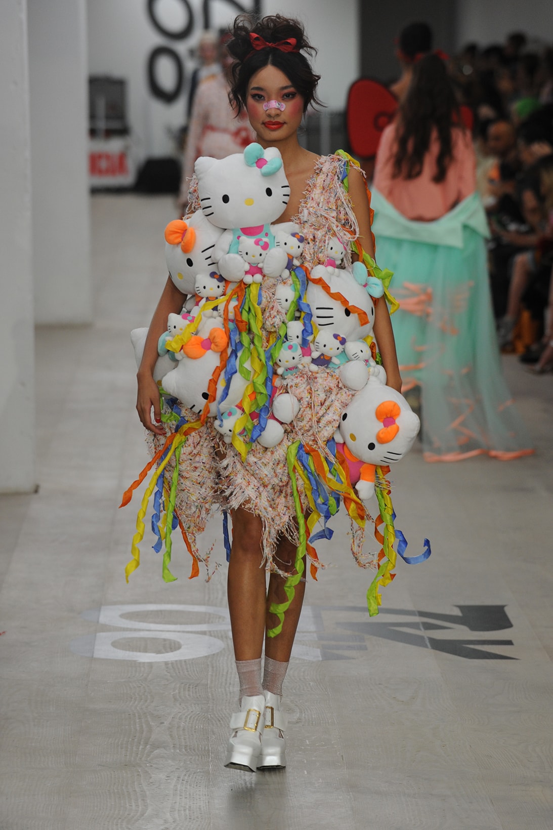 Sanrio Hello Kitty Designer Collection Plush Dress Tracksuit T-Shirt JimmyPaul LFW London Fashion Week SS20