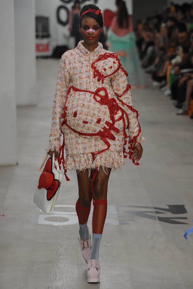 Sanrio Hello Kitty Designer Collection Plush Dress Tracksuit T-Shirt JimmyPaul LFW London Fashion Week SS20