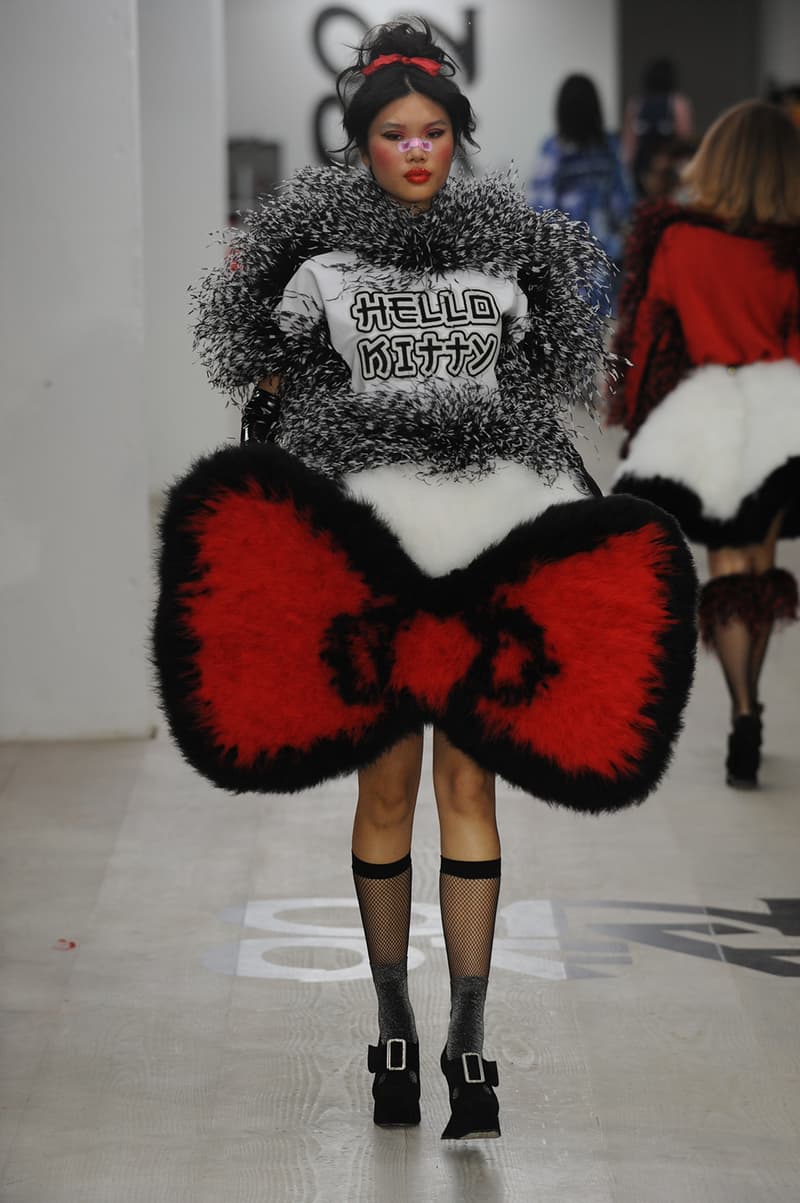 Sanrio Hello Kitty Designer Collection Plush Dress Tracksuit T-Shirt JimmyPaul LFW London Fashion Week SS20
