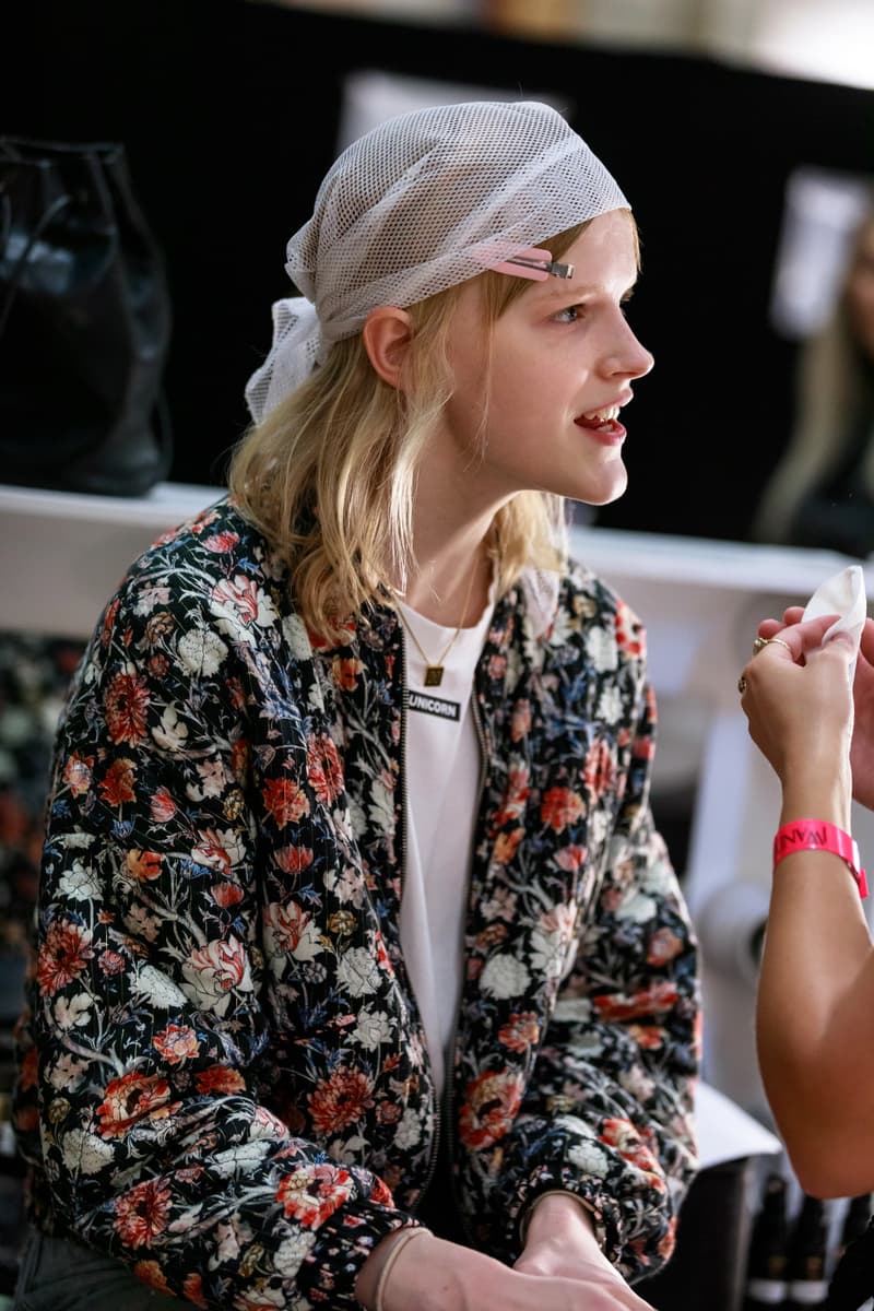 JW Anderson London Fashion Week Backstage Beauty Show SS20 Spring Summer 2020 Hair Makeup Process Kiko Milano Jonathan Anderson Collection Presentation