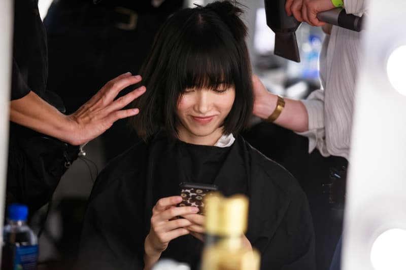 JW Anderson London Fashion Week Backstage Beauty Show SS20 Spring Summer 2020 Hair Makeup Process Kiko Milano Jonathan Anderson Collection Presentation