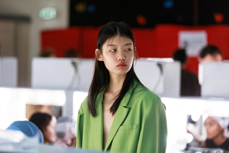JW Anderson London Fashion Week Backstage Beauty Show SS20 Spring Summer 2020 Hair Makeup Process Kiko Milano Jonathan Anderson Collection Presentation